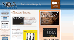 Desktop Screenshot of novastrings.com
