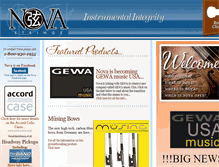 Tablet Screenshot of novastrings.com